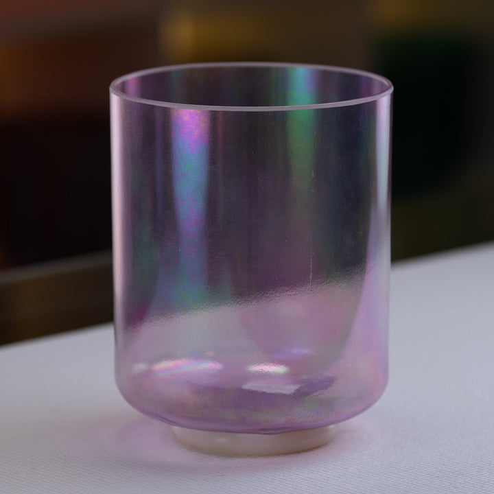 7" D+35 Apophyllite Saint Germain Aura Tall, Crystal Tones™