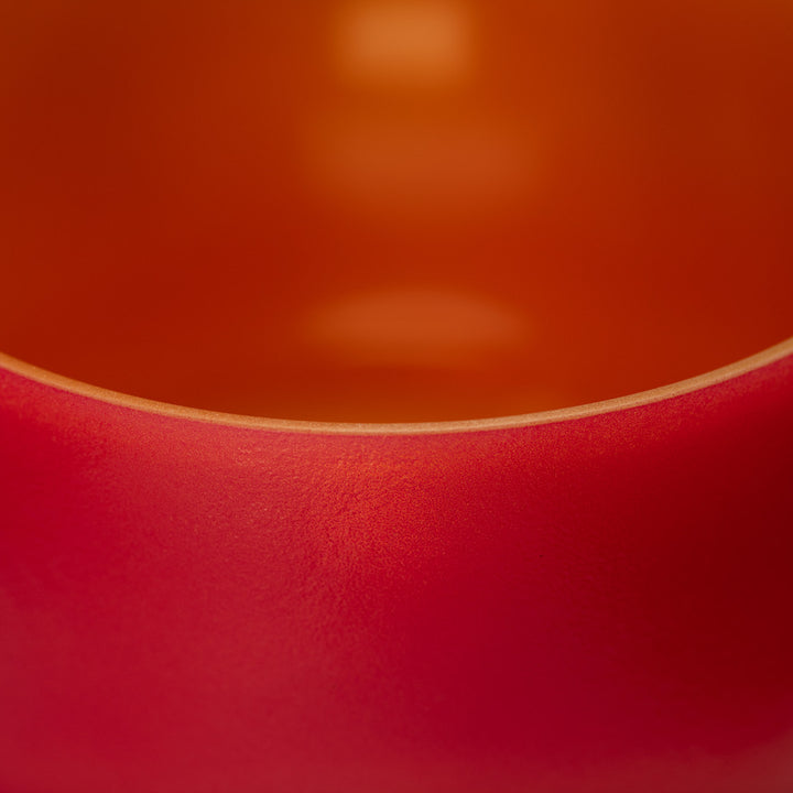 12" F-27 Sedona Sunrise Frosted Crystal Singing Bowl