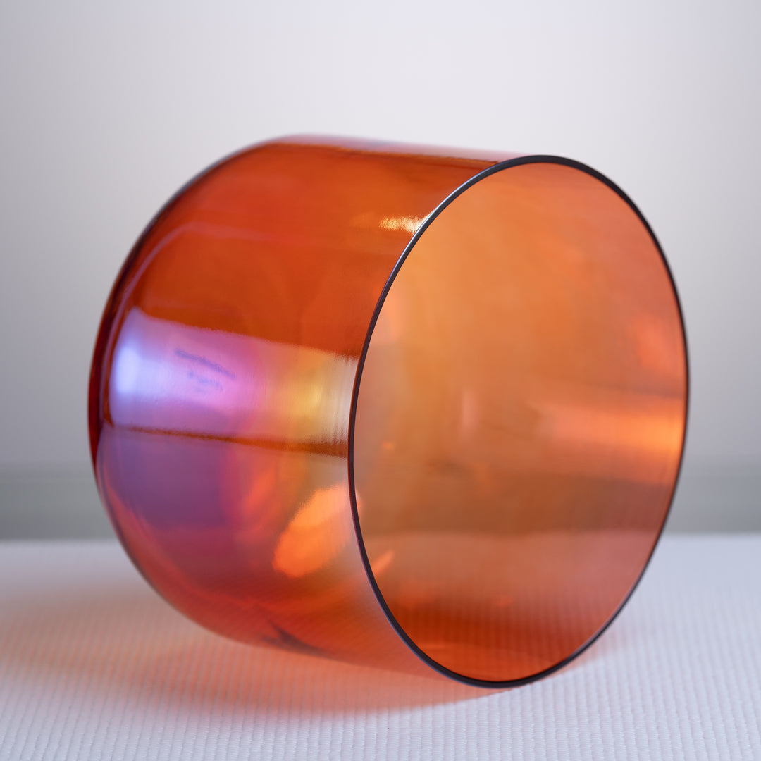 9" A#-18 Topaz Transformation Singing Bowl