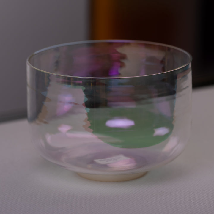 9.75" B+19 Prismatic Crystal Singing Bowl