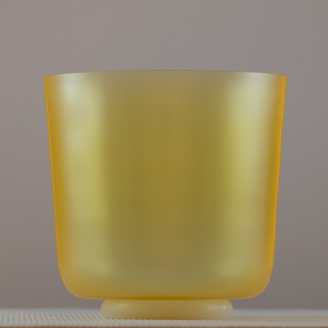 8.25" E-13 Radiant Sun Crystal Singing Bowl