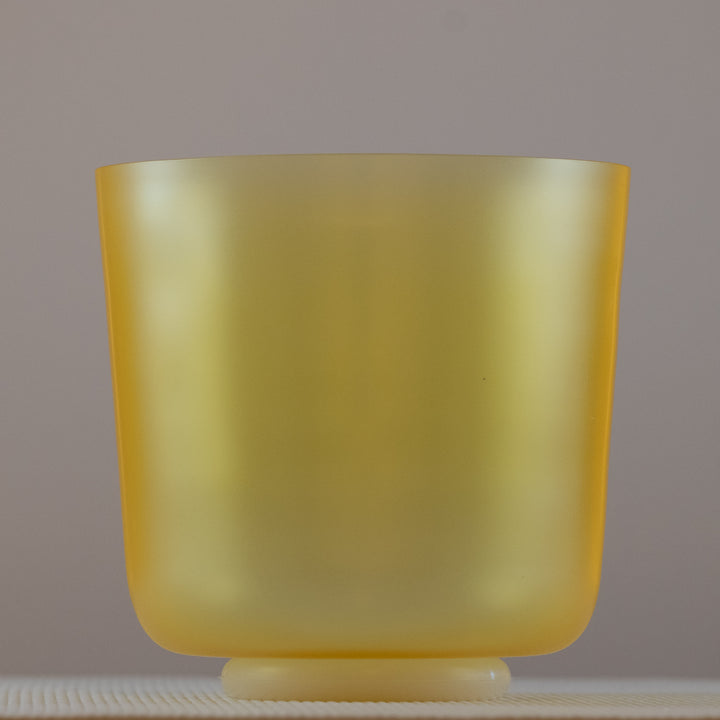 8.25" E-13 Radiant Sun Crystal Singing Bowl