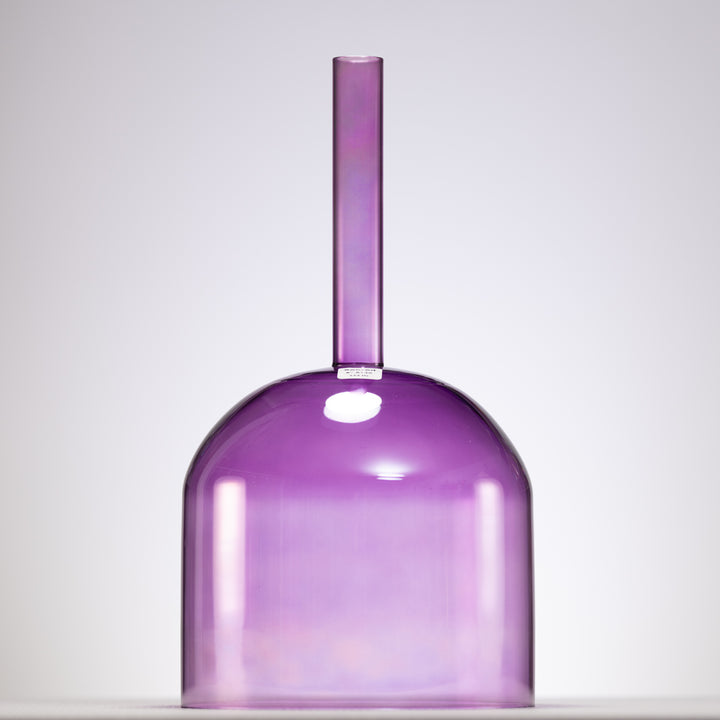 8" A+30 Lavender Lotus Crystal Singing Bowl, Handheld