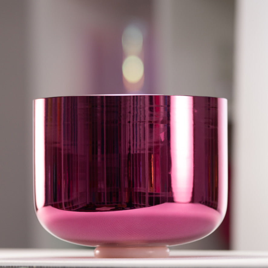11" F#+45 Radiant Rose Crystal Singing Bowl