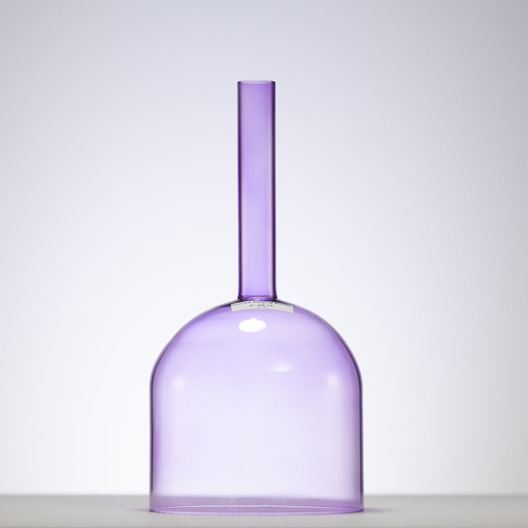 6" G#-15 Lavender Lotus Handheld Crystal Singing Bowl