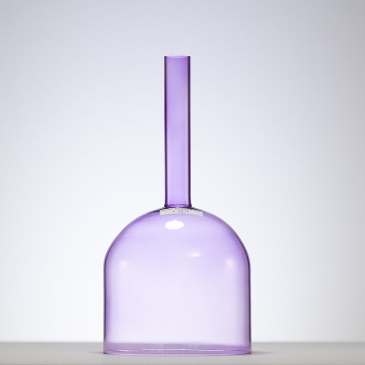 6" G#-15 Lavender Lotus Handheld Crystal Singing Bowl
