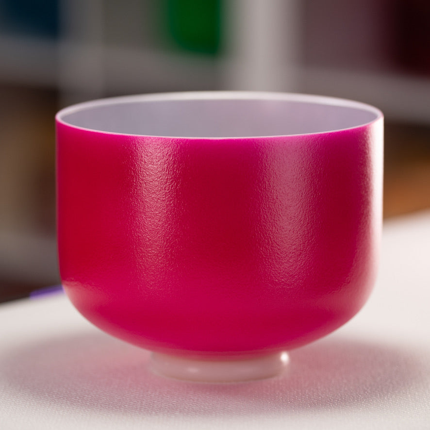 Frosted Singing Bowls for Sound Healing from Bowls of Sound