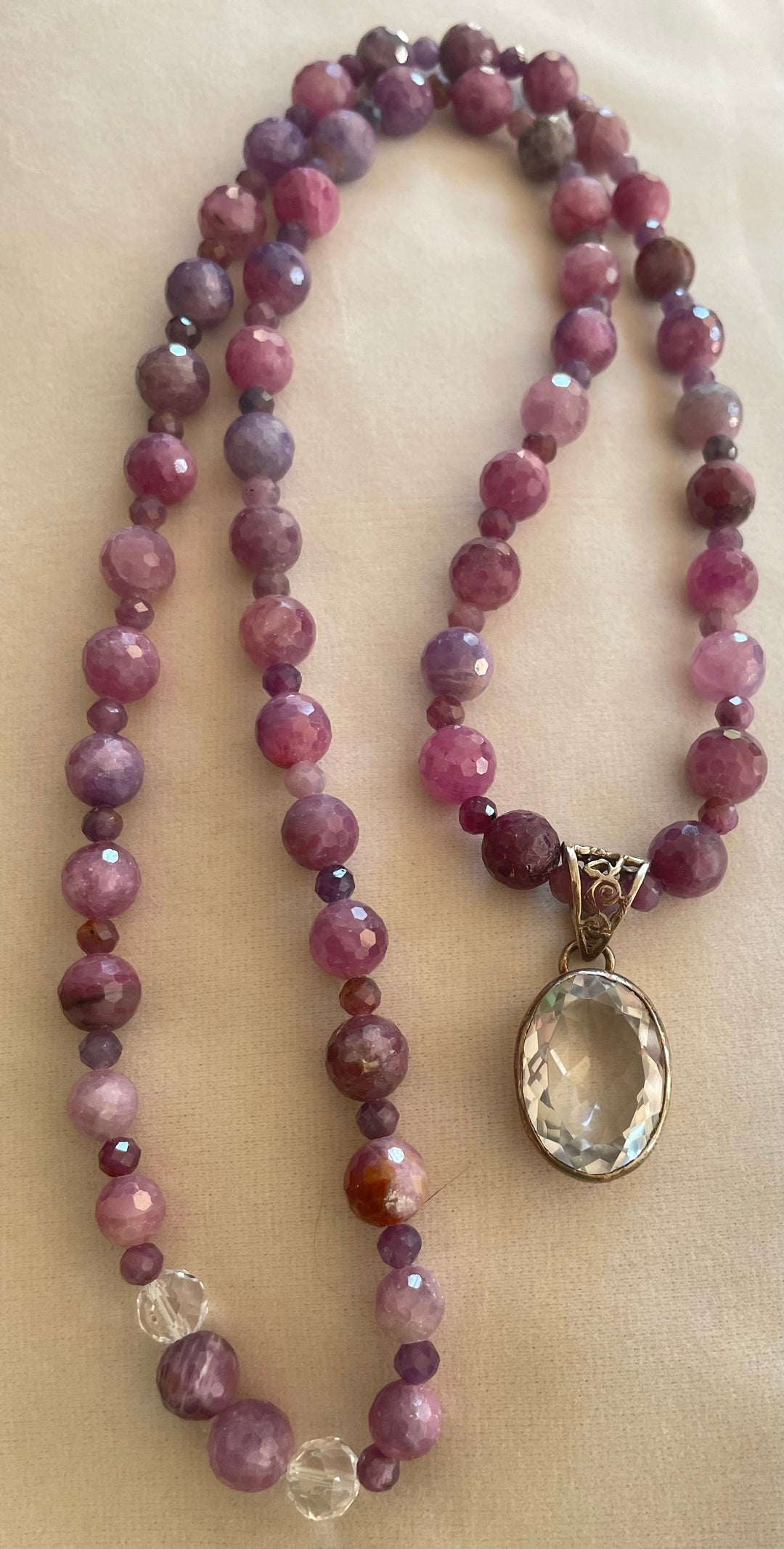 Natural Ruby Mala