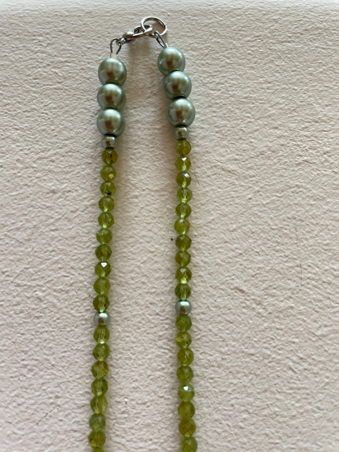 Faceted Peridot Necklace