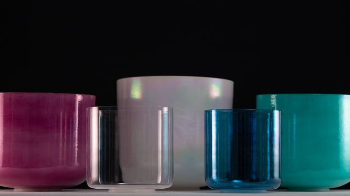 Crystal Singing Bowl Set for Sound Healing from Bowls of Sound