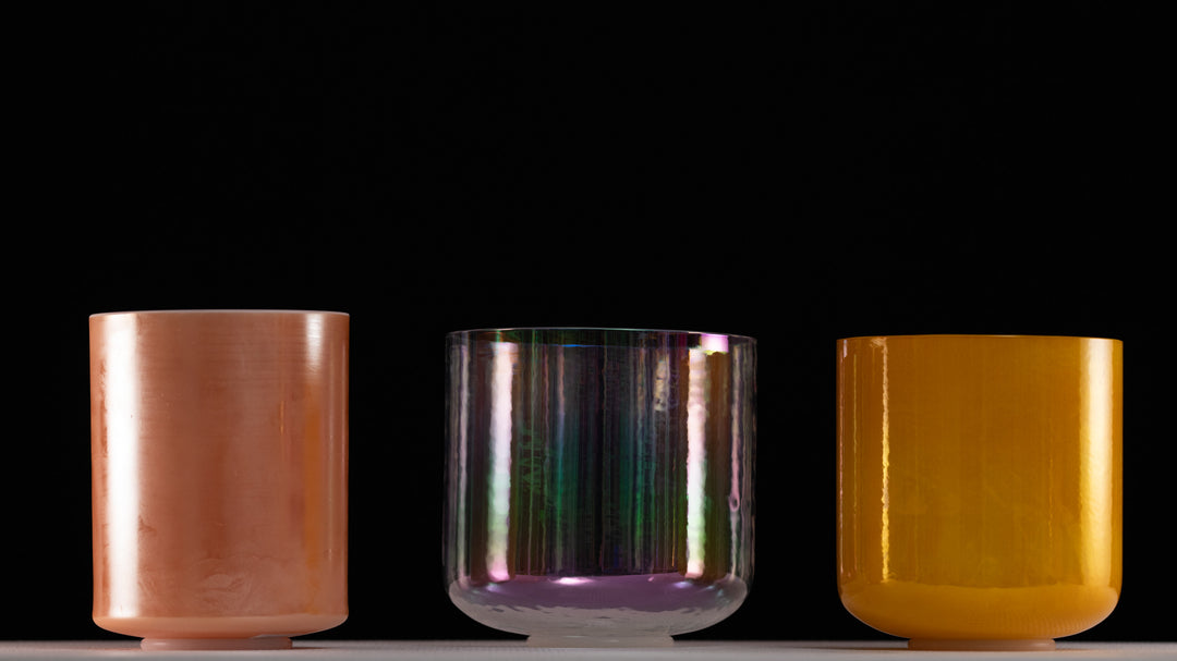 Crystal Singing Bowl Set for Sound Healing from Bowls of Sound