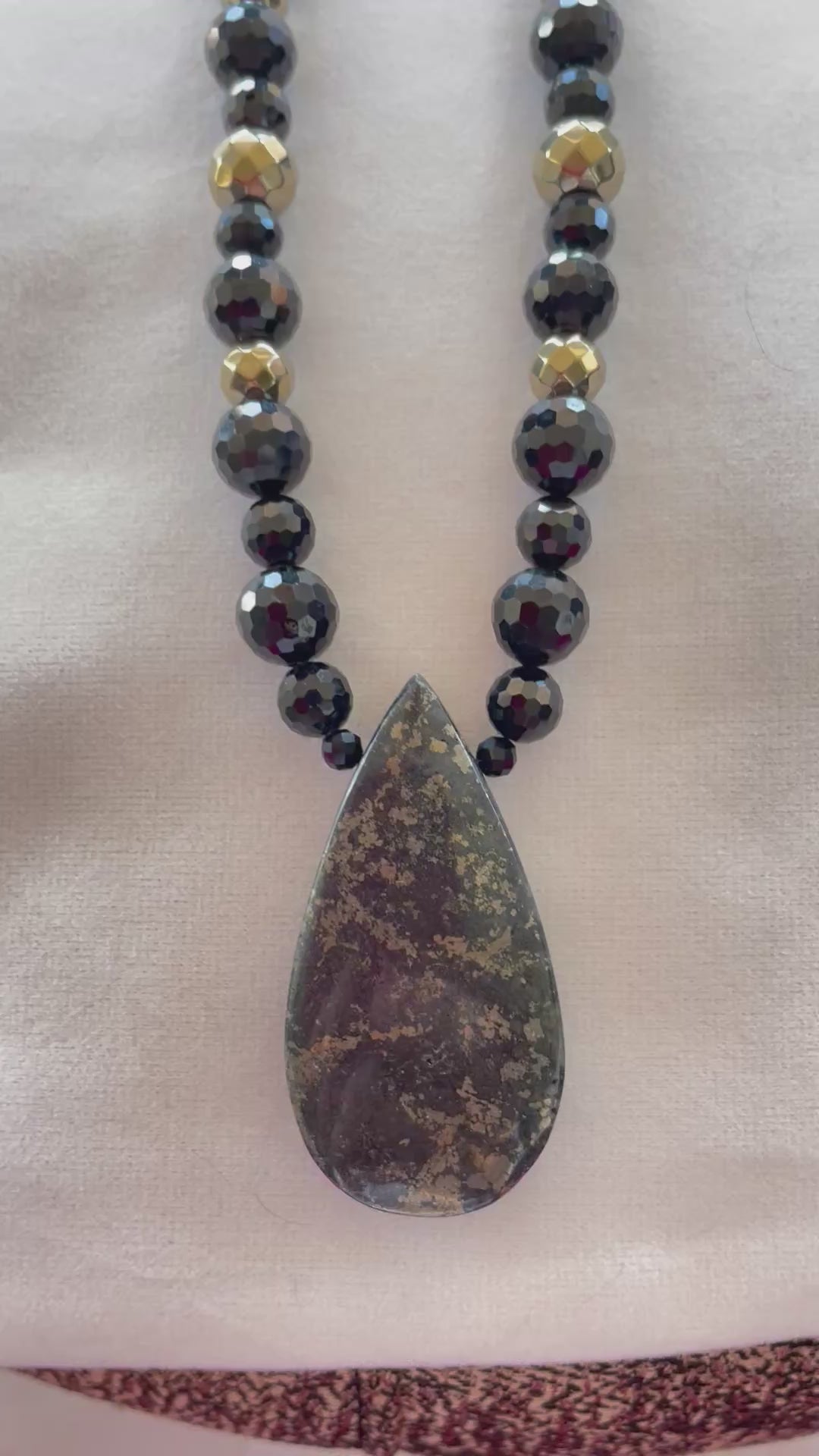 Black Spinel Necklace