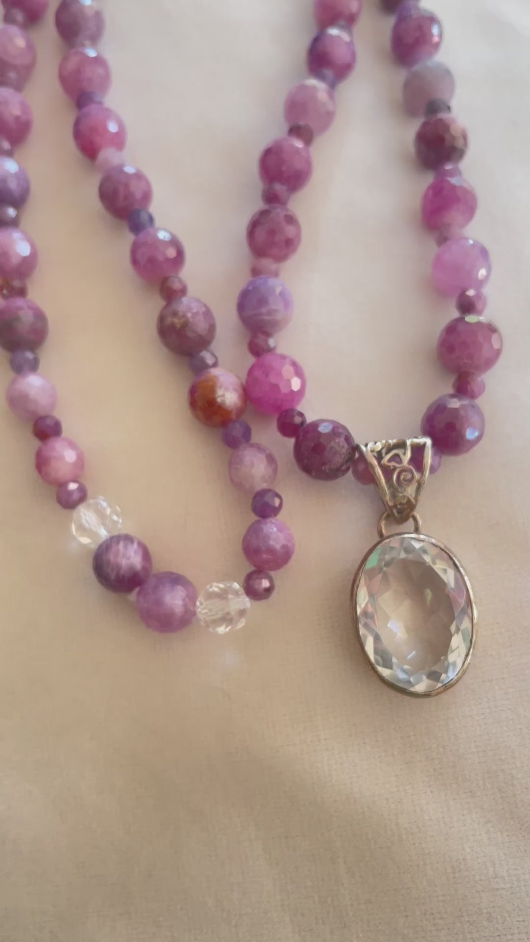Natural Ruby Mala