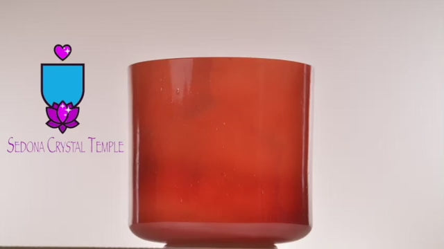 7" C-45 Ruby White Light Gold bowl from Crystal Tones