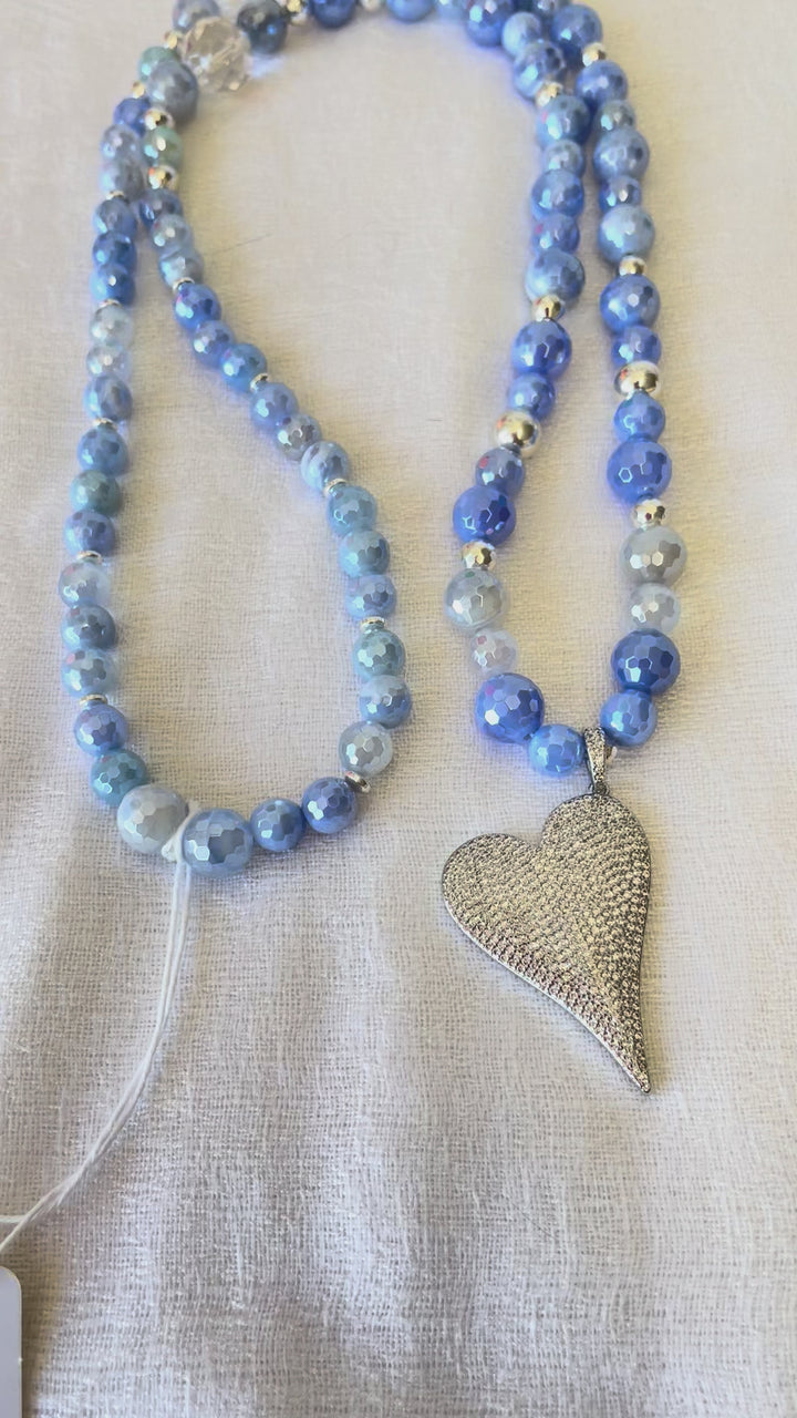 Light Blue Agate Mala