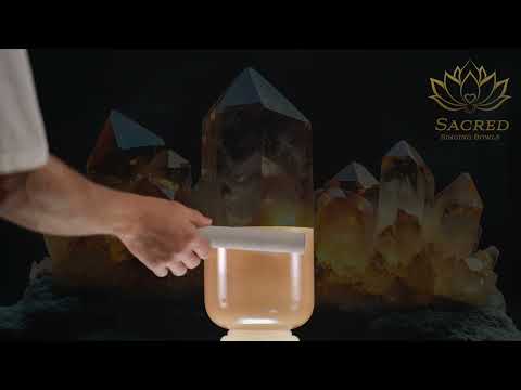 6" A+16 Morning Sun Crystal Singing Bowl