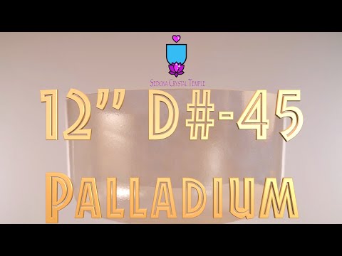 12" D#-45 Palladium, Crystal Tones™