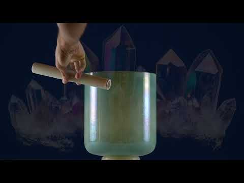 8" C#+14 Serene Sea Crystal Singing Bowl from Bowls of Sound