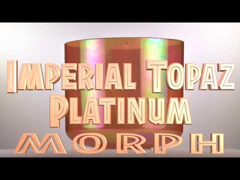 9" A-40 Imperial Topaz & Platinum Morph, Crystal Tones™