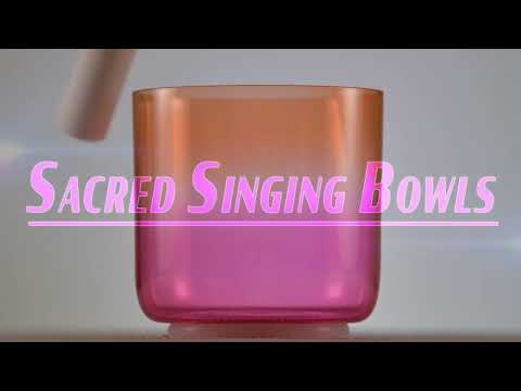 5.5" B-25 Harmonic Sunrise Crystal Singing Bowl