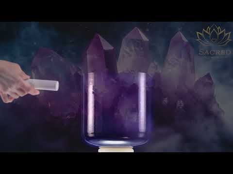 9" F#+38 Night Sky Crystal Singing Bowl