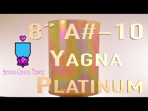 8" A#-10 Yagna & Platinum Tall, Crystal Tones™