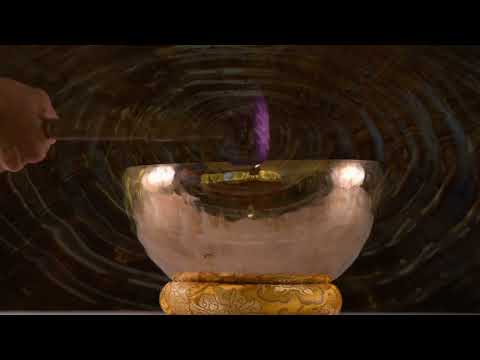11.25" B+35 Himalayan Full Moon Singing Bowl
