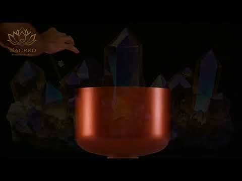 13" C#-39 Copper Connection Crystal Singing Bowl