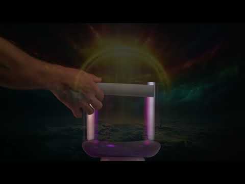 8" D-15 Lavender Lotus Crystal Singing Bowl