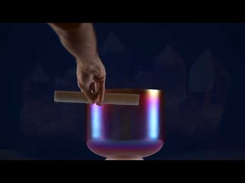 9" A-18 Rose Blossom Singing Bowl