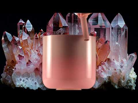 9” F#-8 Majestic Mauve Crystal Singing Bowl