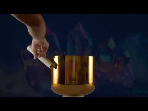 9" C-38 Harmonic Sun Crystal Bowl