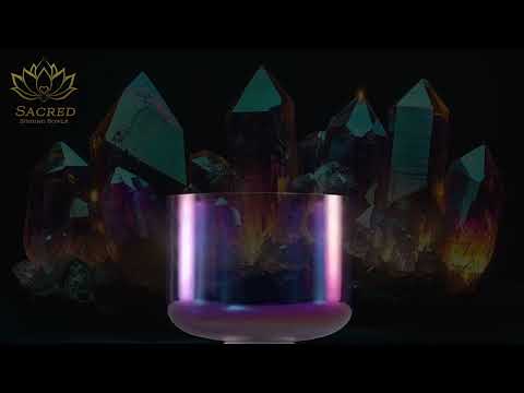 11" G-39 Amethyst Activation Crystal Singing Bowl