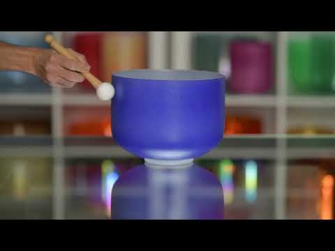 10" F#-23 Father Sky Singing Bowl, Frosted