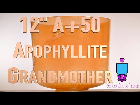 Apophyllite and Grandmother Alchemy Bowl from Crystal Tones, morph style
