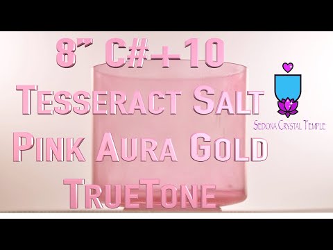 8" C#+10 Tesseract Salt & Pink Gold, Crystal Tones™