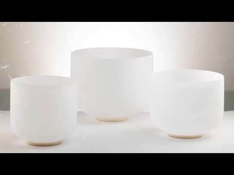Frosted Singing Bowl Set: E Major, Sacred Singing Bowls