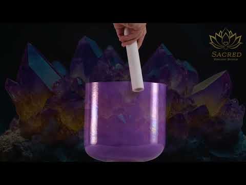 Sacred Singing Bowls: Lavender Moonlight Bowl