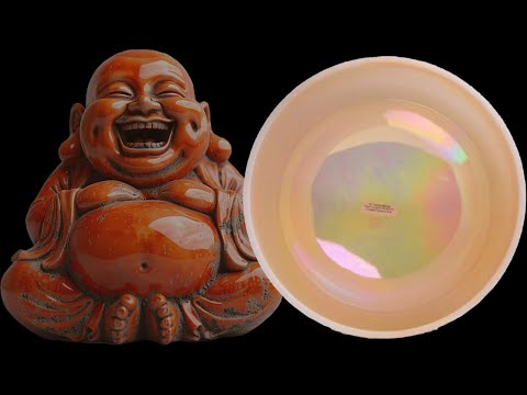 12" C#-30 Classic Frosted with Laughing Buddha inside, Crystal Tones™