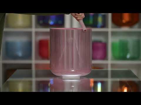 12" F-19 Autumn Rose Crystal Symphony Bowl, Tall