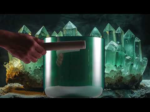 9.25" D#-47 Forest Fairy Crystal Singing Bowl