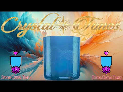 8" A#-15 Azeztulite & Aqua Aura Gold "Morph", Crystal Tones™