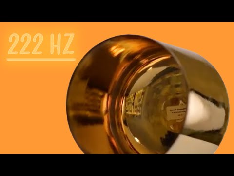 9" A+16 24k Gold & Crystal Singing Bowl