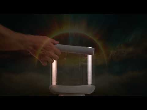 8" D-14 Silver Star Crystal Singing Bowl