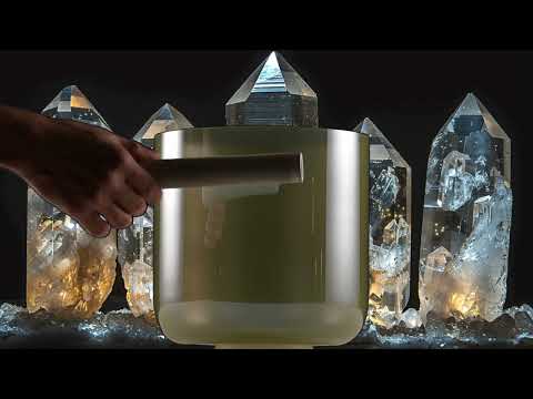9.25" D#-20 Sacred Sage Crystal Singing Bowl