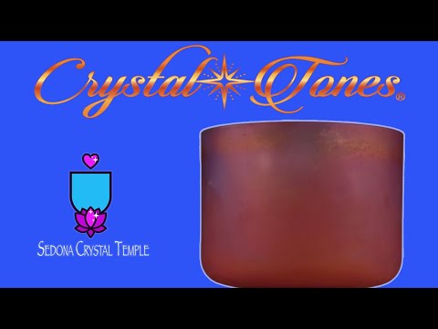 9" A#-25 Pink Himalayan Salt Singing Bowl, Crystal Tones™