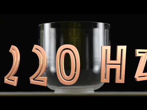 9" A+0 Clear Quartz Singing Bowl