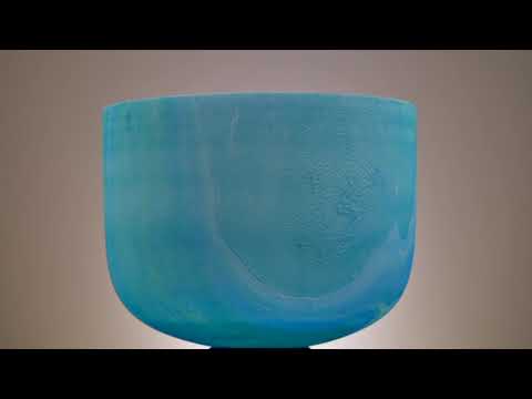 Color Fusion Crystal Singing Bowl Pair