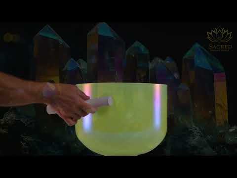 11" G#+35 Forest Fairy Crystal Singing Bowl