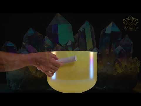 10" A-45 Radiant Sun Crystal Singing Bowl